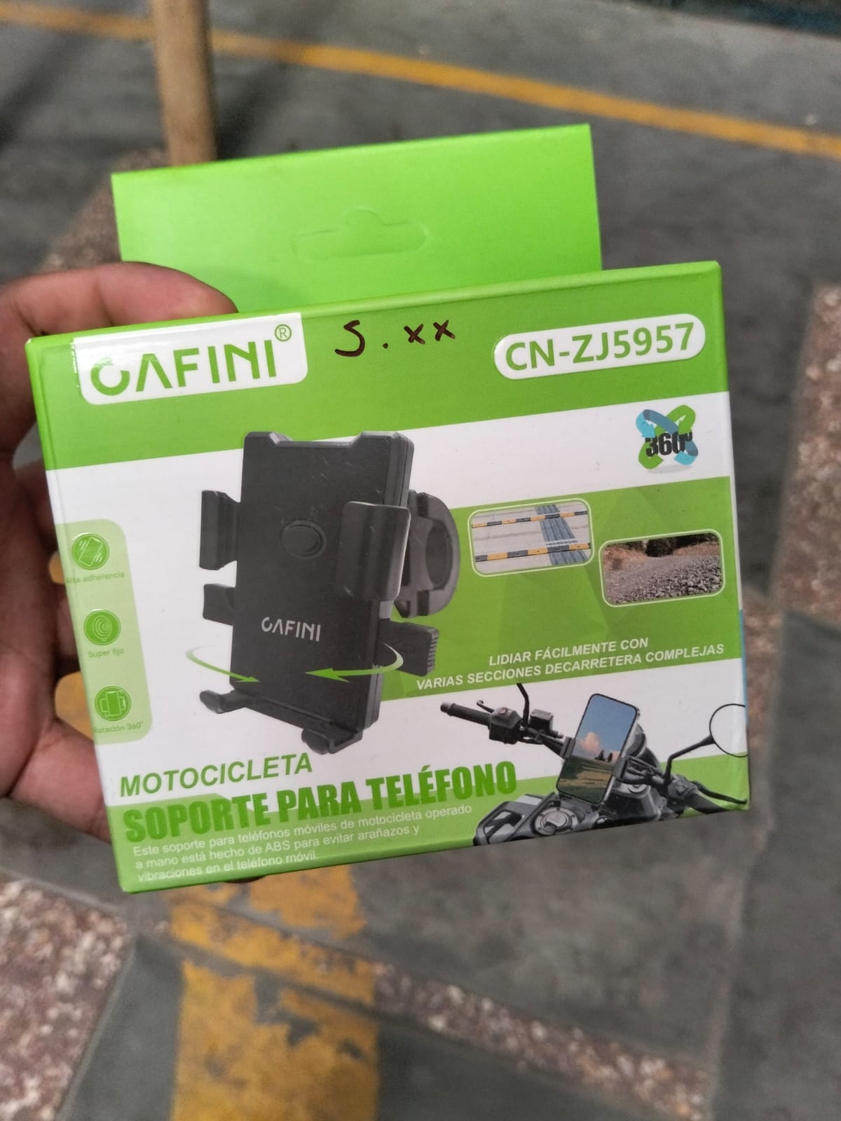 Soporte de celular para moto Cod:3017 driver :01