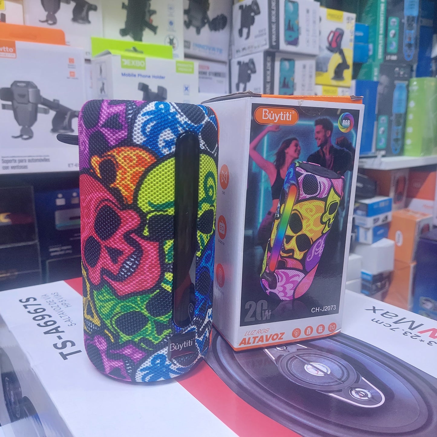 parlante Bluetooth calavera 20W cod:3318 Driver :02