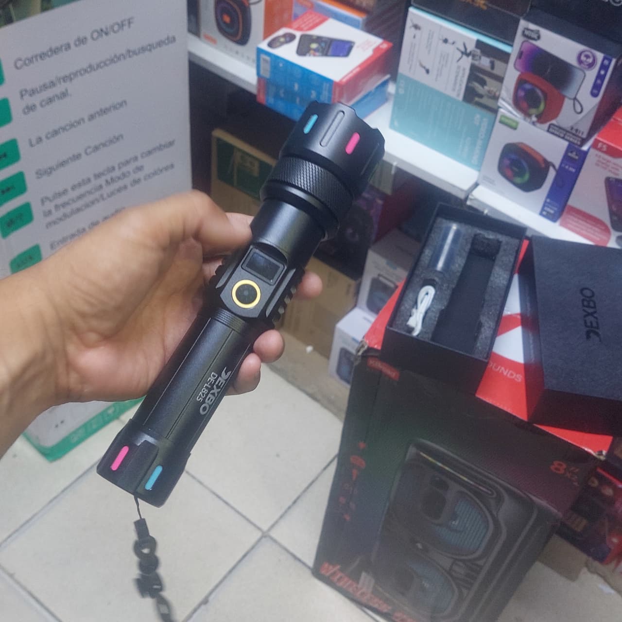 Linterna recargable 60W Cod:6071 driver:02