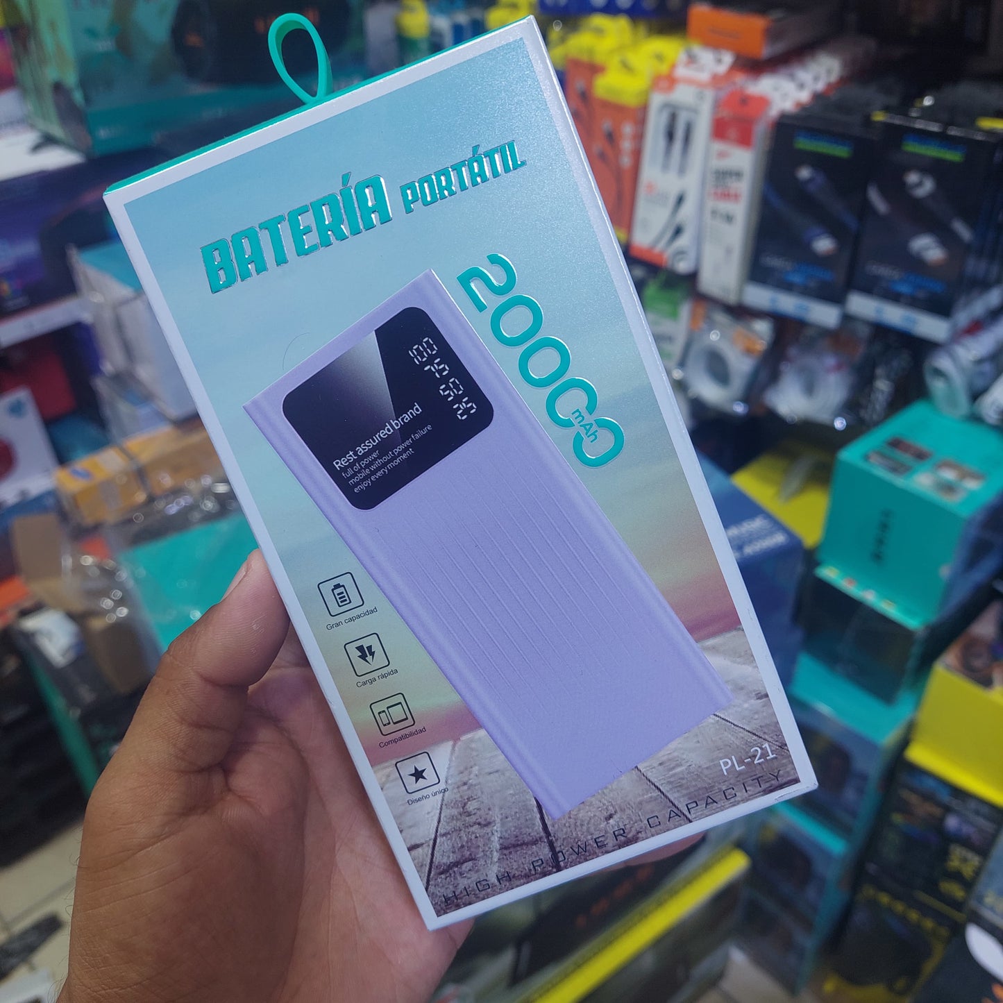 Bateria portatil 20000mah cod:1194.  driver:02