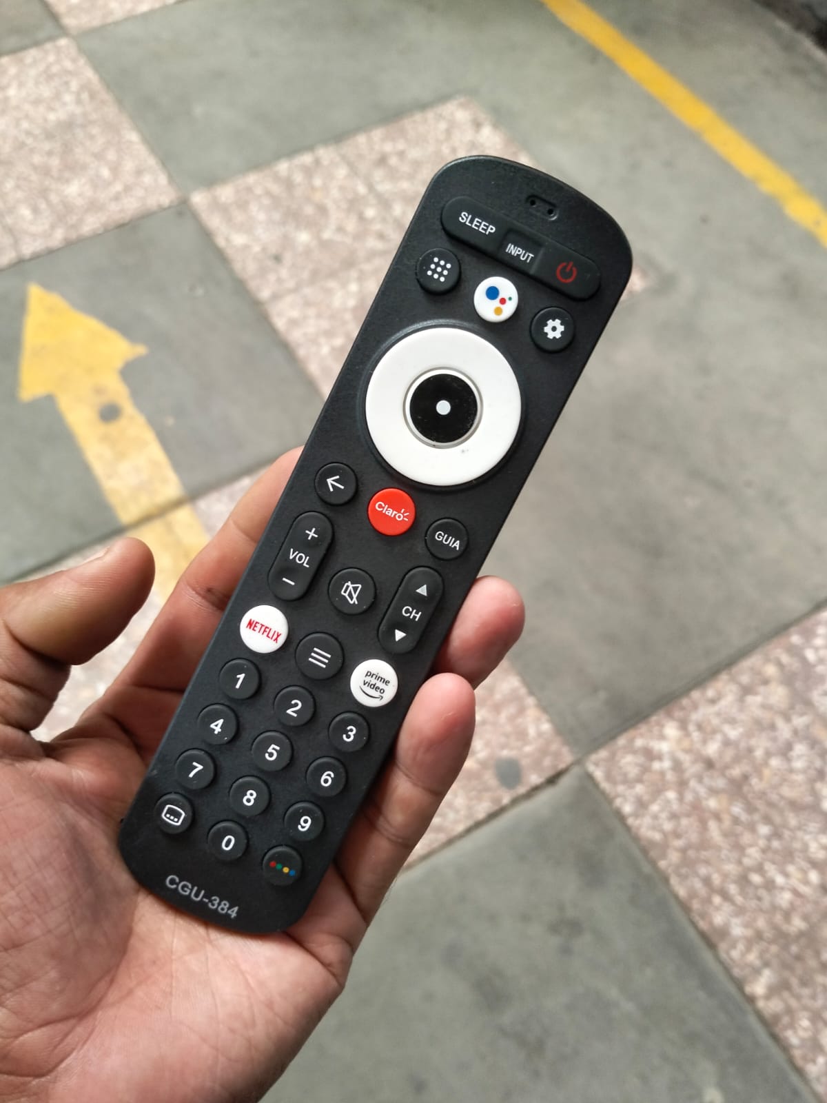 control remoto decodificador claro cod:1416 driver:03