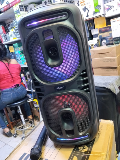 Parlante Bluetooth 8" con microfono Cod:3075 driver:02