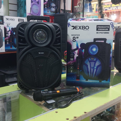 Parlante 20W a corriente y recargable  con microfono Cod:6086 driver :05