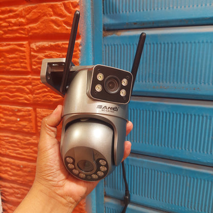 Camara de seguridad doble lente 4K Cod:1451 driver:03