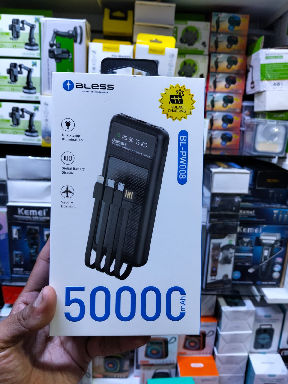 Bateria portatil 50000mah solar Cod:1421 driver:02
