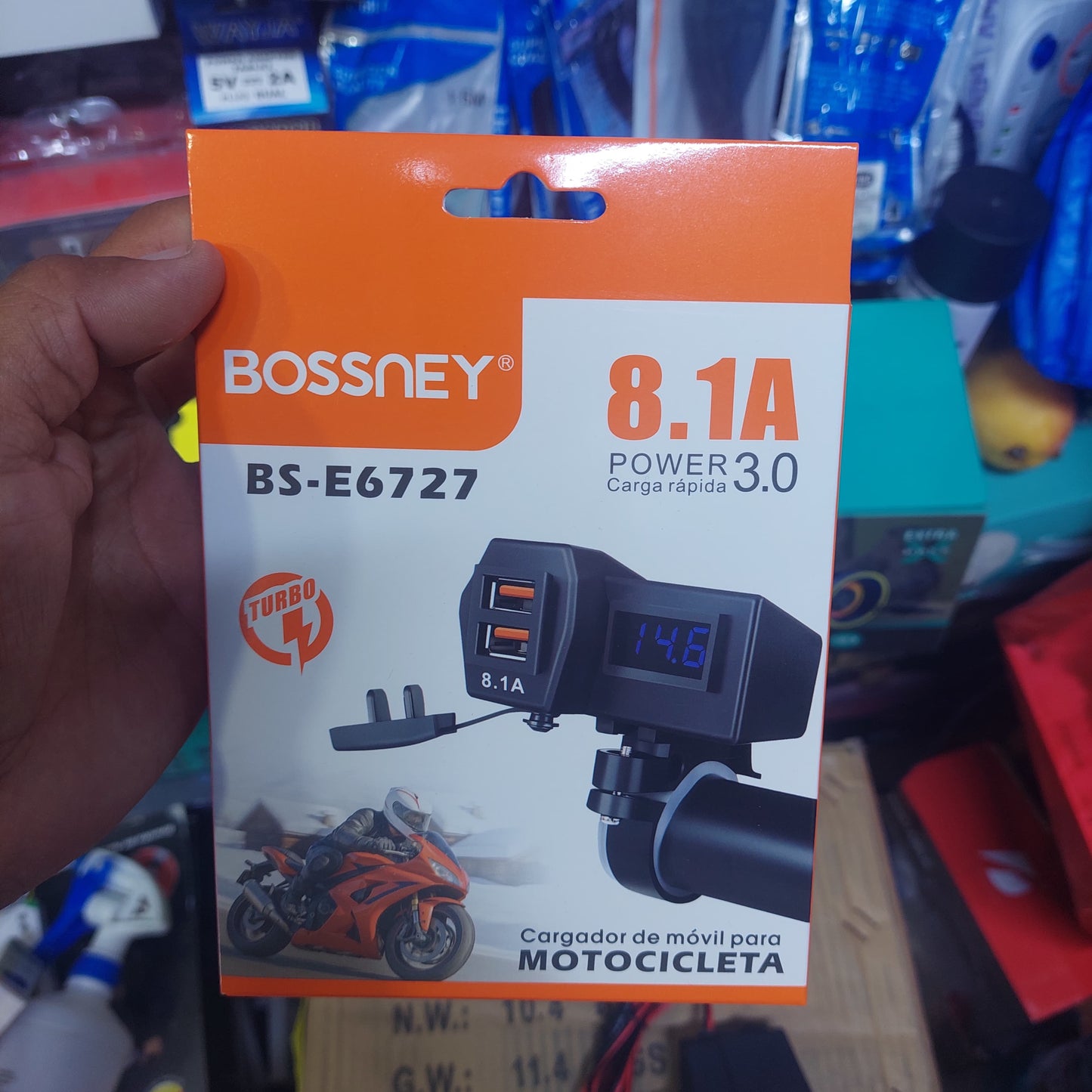 Cargador para moto 8.1A Cod:6021 driver :02