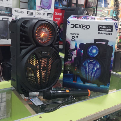 Parlante 20W a corriente y recargable  con microfono Cod:6086 driver :05