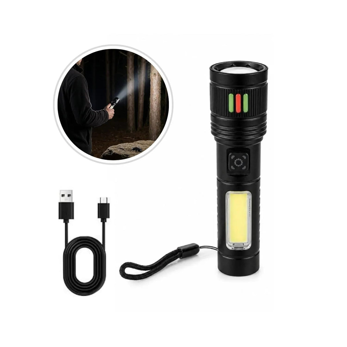 Mini linterna recargable Cod:3045 driver:02