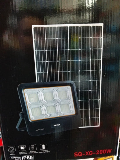 reflector 200W con panel  solar cod:5060 driver:02