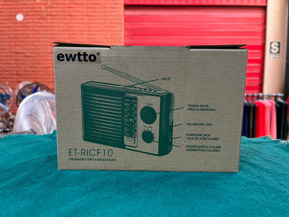 Radio FM/Am corriente y a pilas con control remoto Cod:1360 driver :03