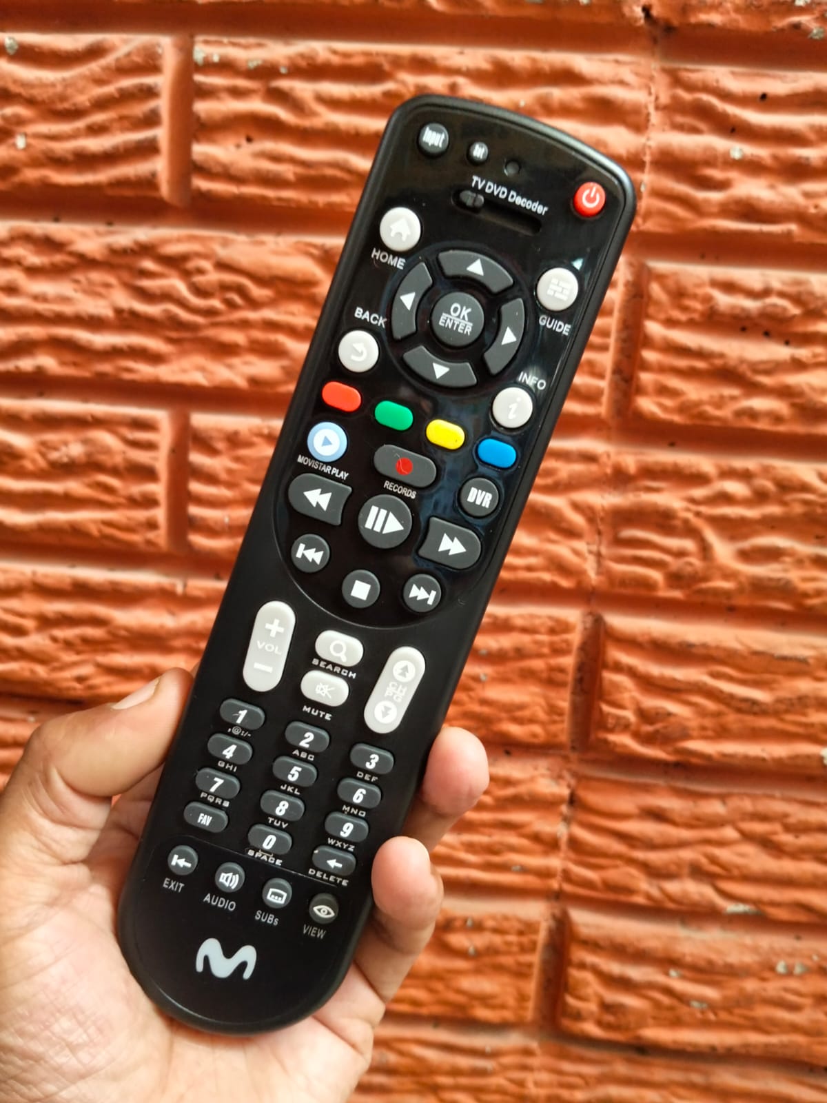 control remoto deco movistar  cod:1417 driver :03