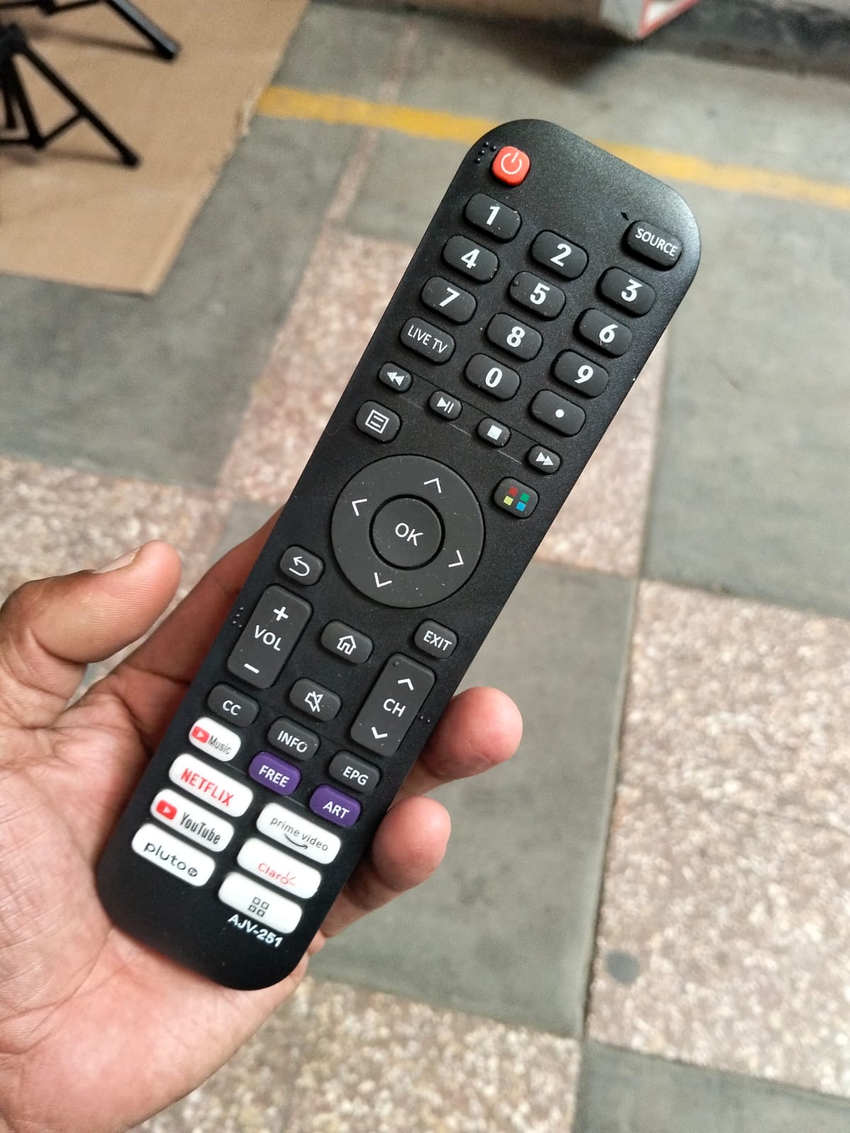 control remoto Hinsense Cod:1415 driver:01