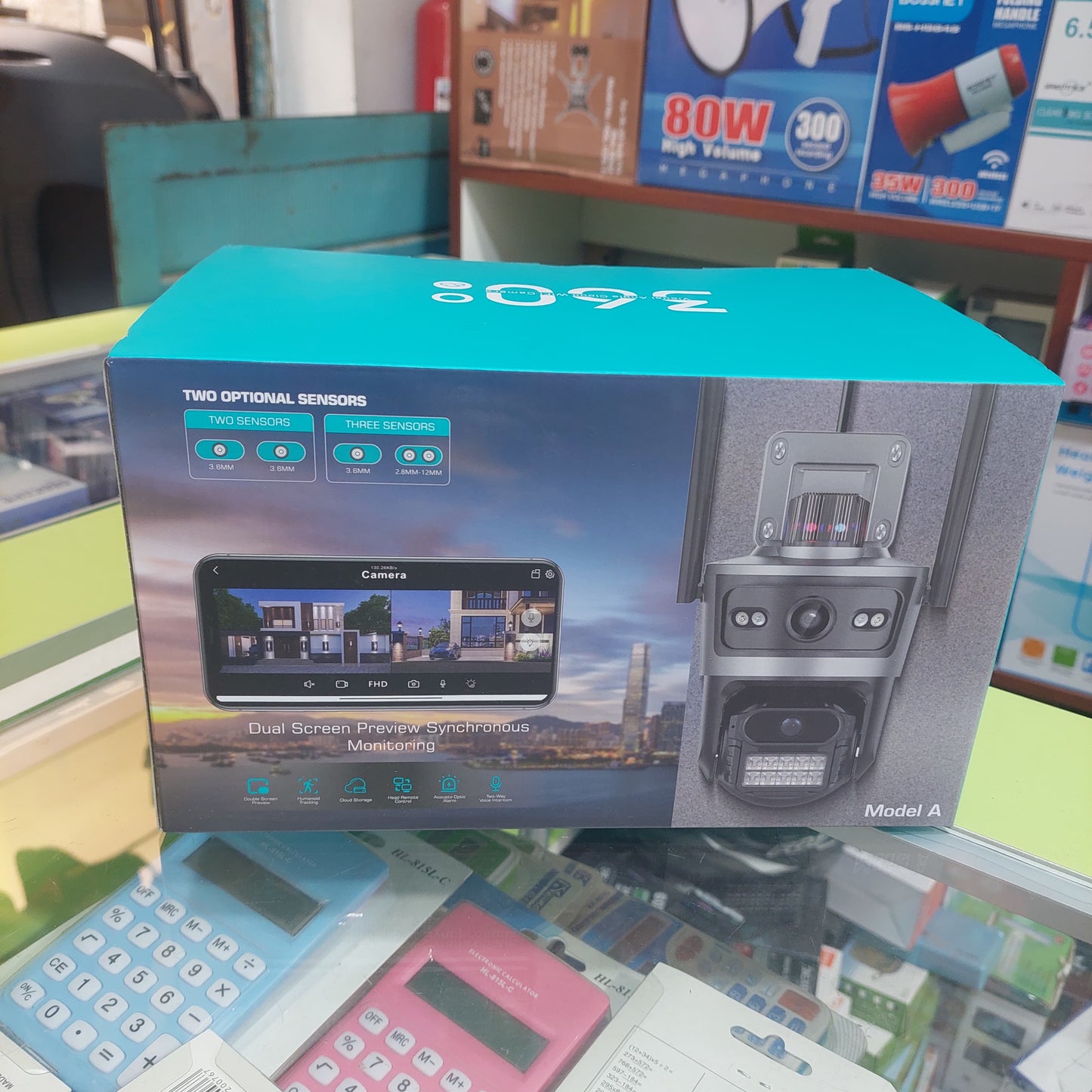 Camara de  seguridad  doble lente 3K Cod:3312 Driver :05