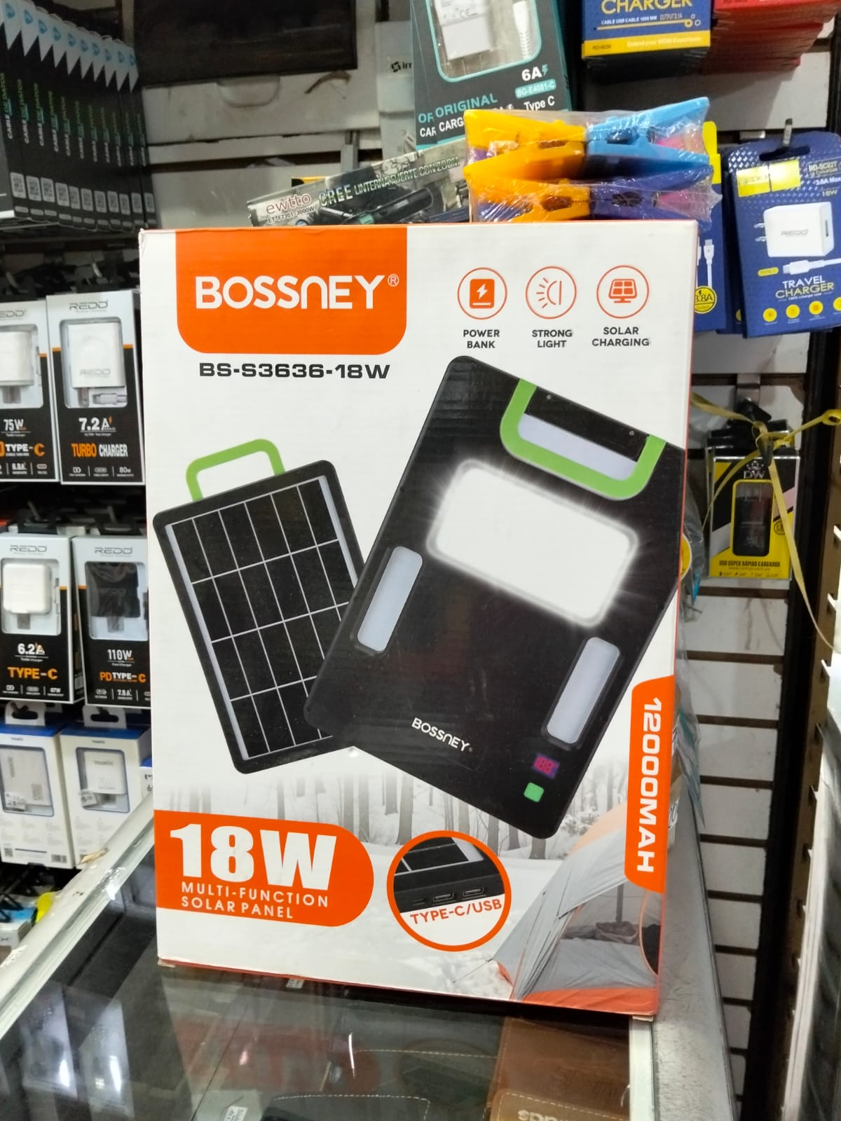 Panel solar  con batería  Cod:1288 driver:02