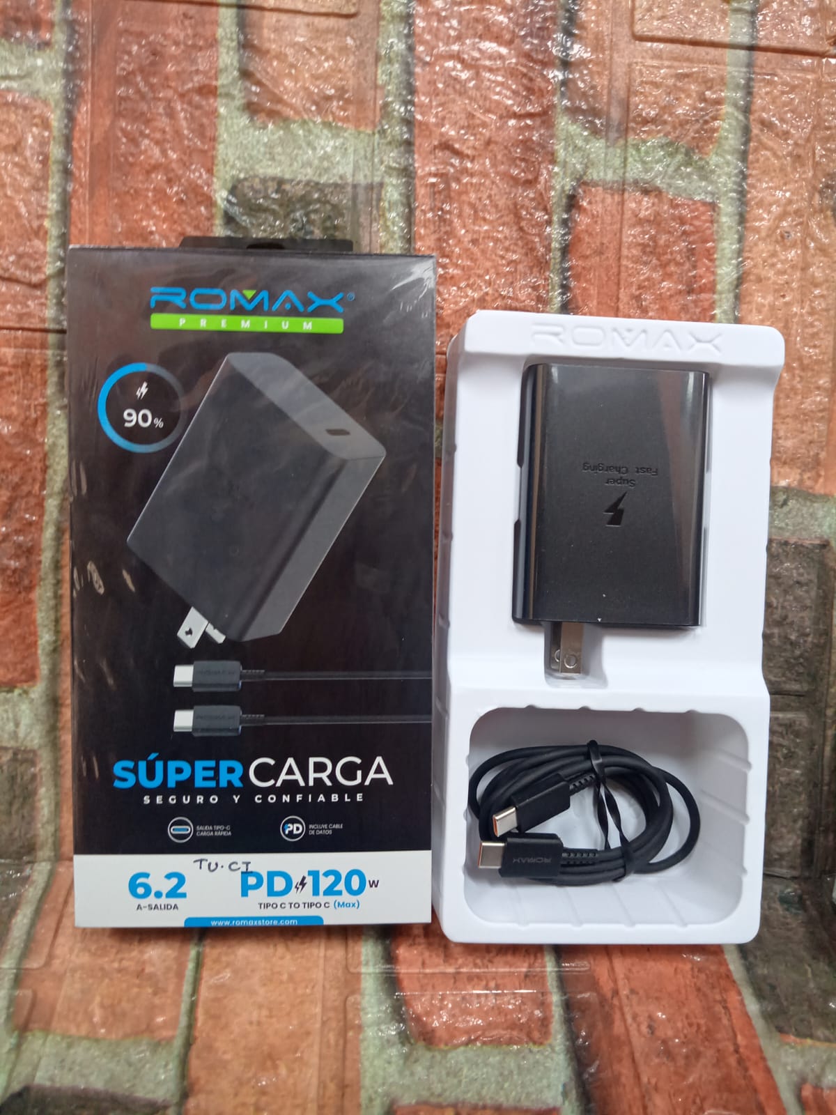 cargador tipo  C 120W carga rapida Cod:1338 driver :01