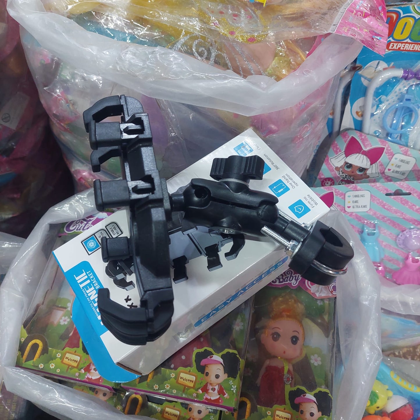 Soporte de celular  8 pines para timon de moto Cod:5006 Driver:01