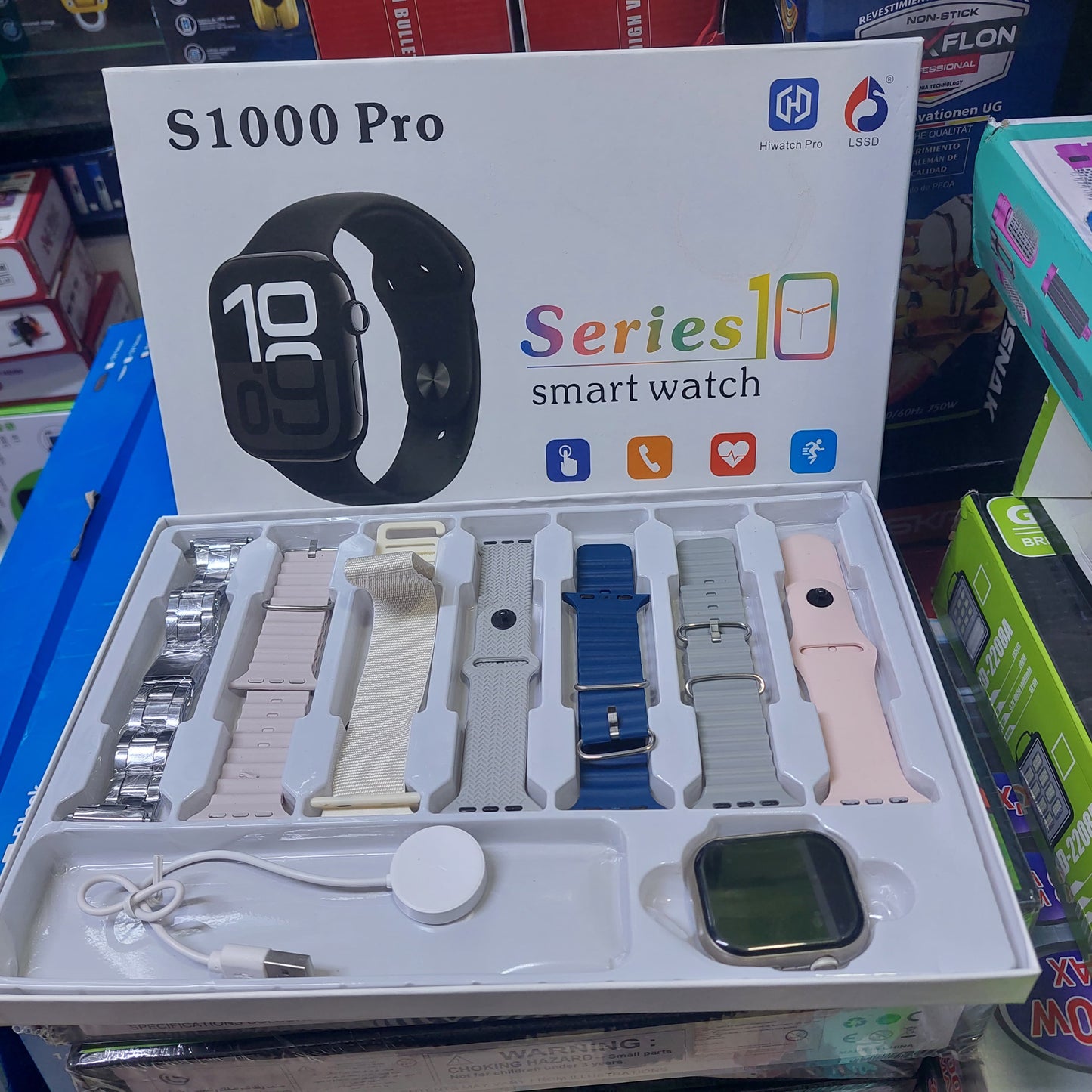 Reloj smartwacht 7 correas Cod:4459 Driver :02