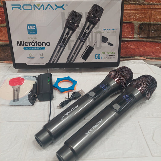 Microfono pack x 2 Cod:5054 Driver:01