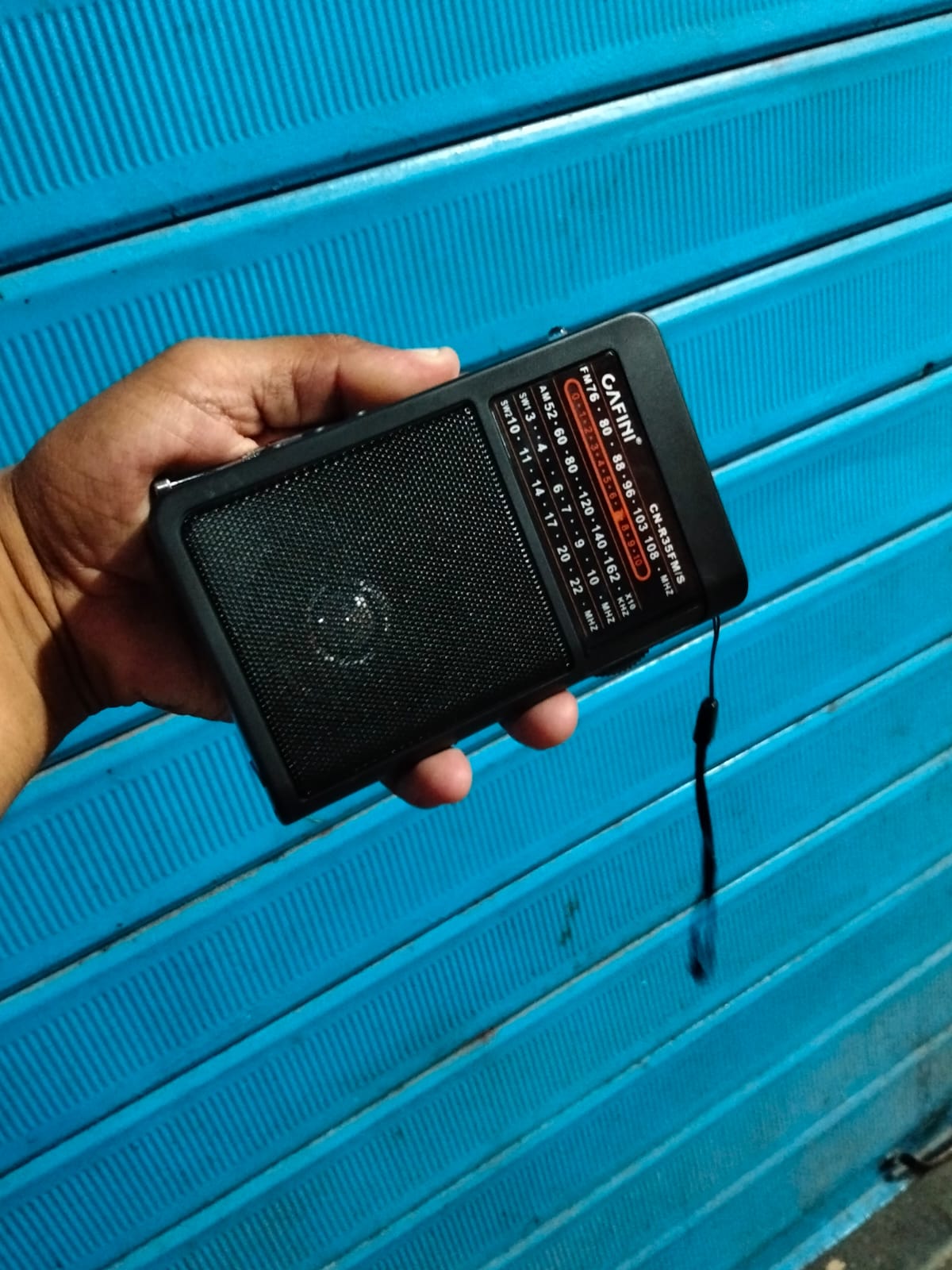 radio Fm /Am recargable con bluetooth Cod:1392 driver :03