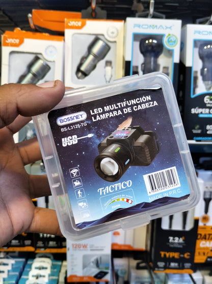 Linterna minera recargable con sensor de movimiento Cod:3014 driver :02