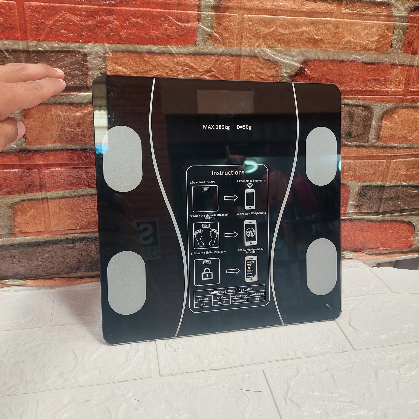 balanza digital  smart bluetooth Cod:3323 Driver 01