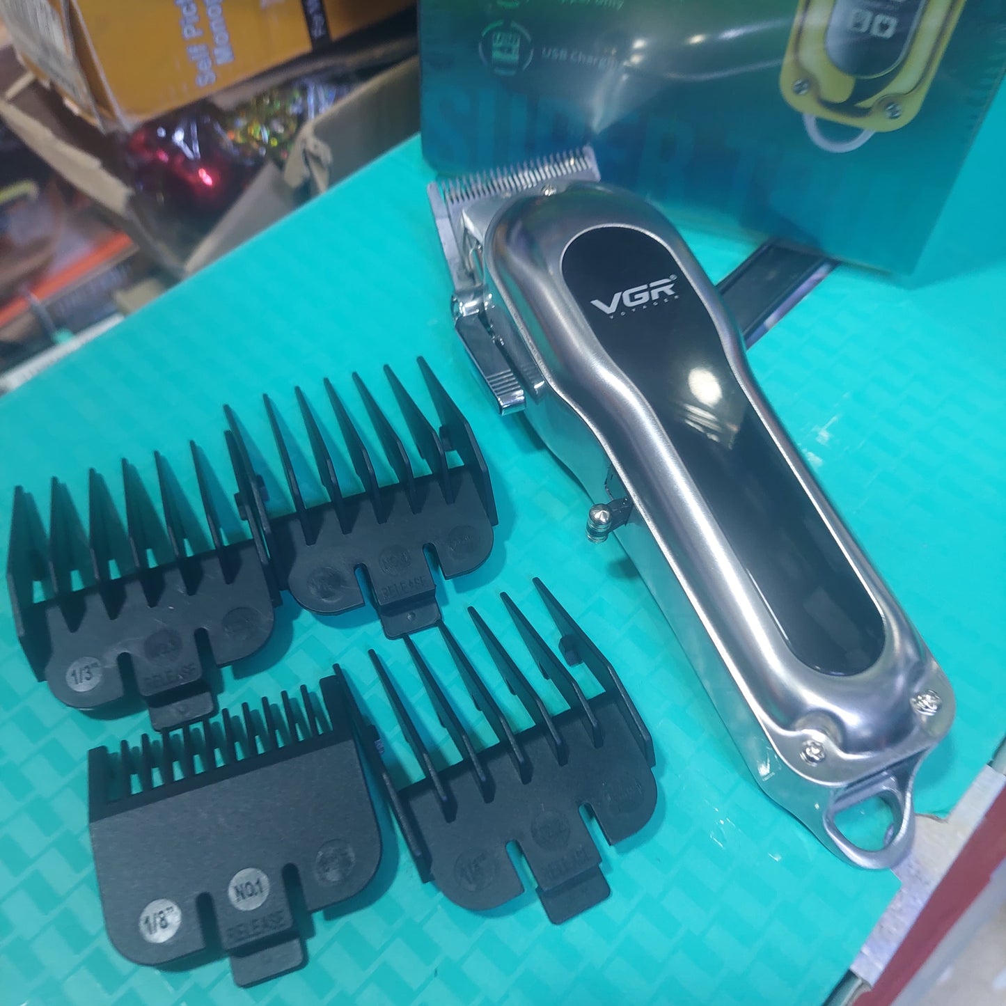 Maquina  inalambrica de cortar cabello profesional  Cod:1161 driver:02