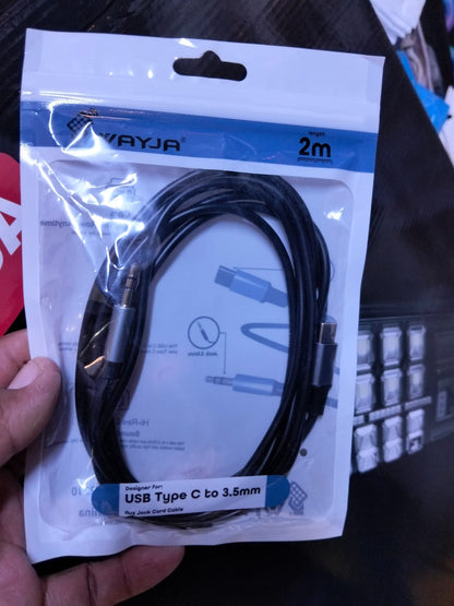 Cable tipo C a Plus 3.5mm Cod:5082 driver:02