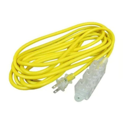 Extensión Electrica Vulcanizado 30 Metros x 3 Tomas Amarillo Home Light COD:3134 COD:04