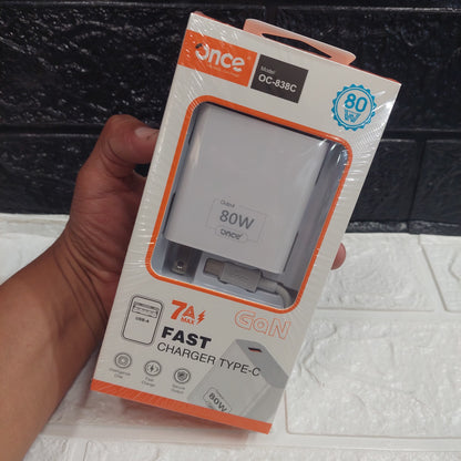 Cargador tipo C 7A 80W Cod:3359 Driver :01