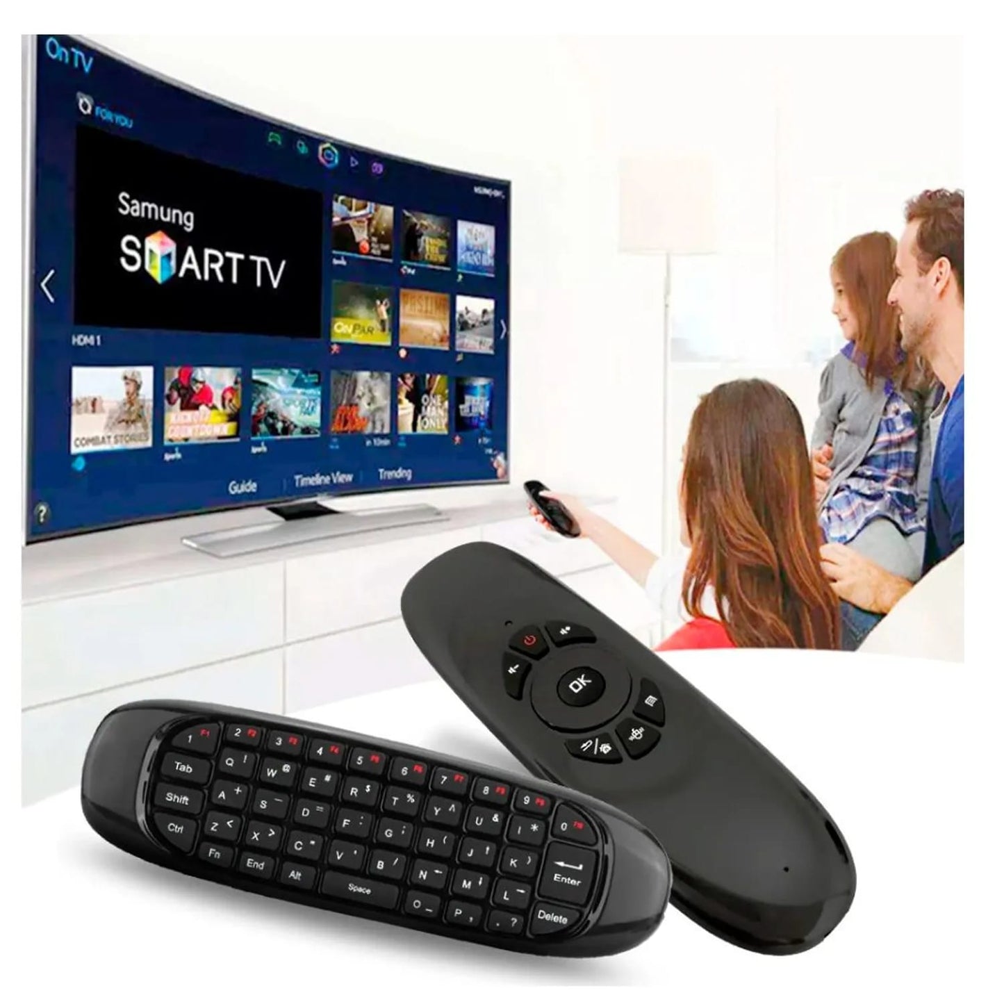 control teclado con puntero para TV COD:1211 driver:02