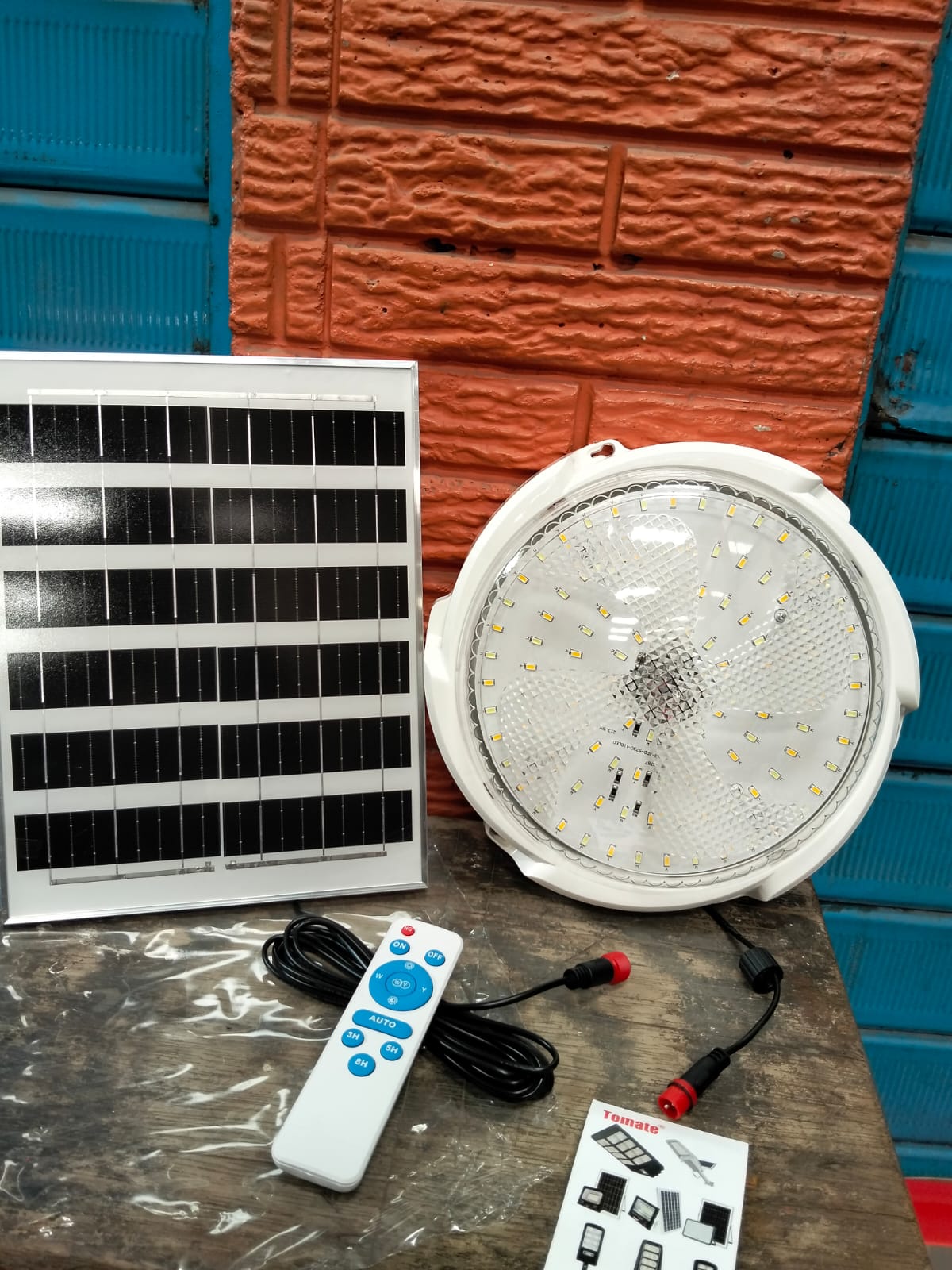 iluminaria circular solar 200W Cod:1537 driver:01
