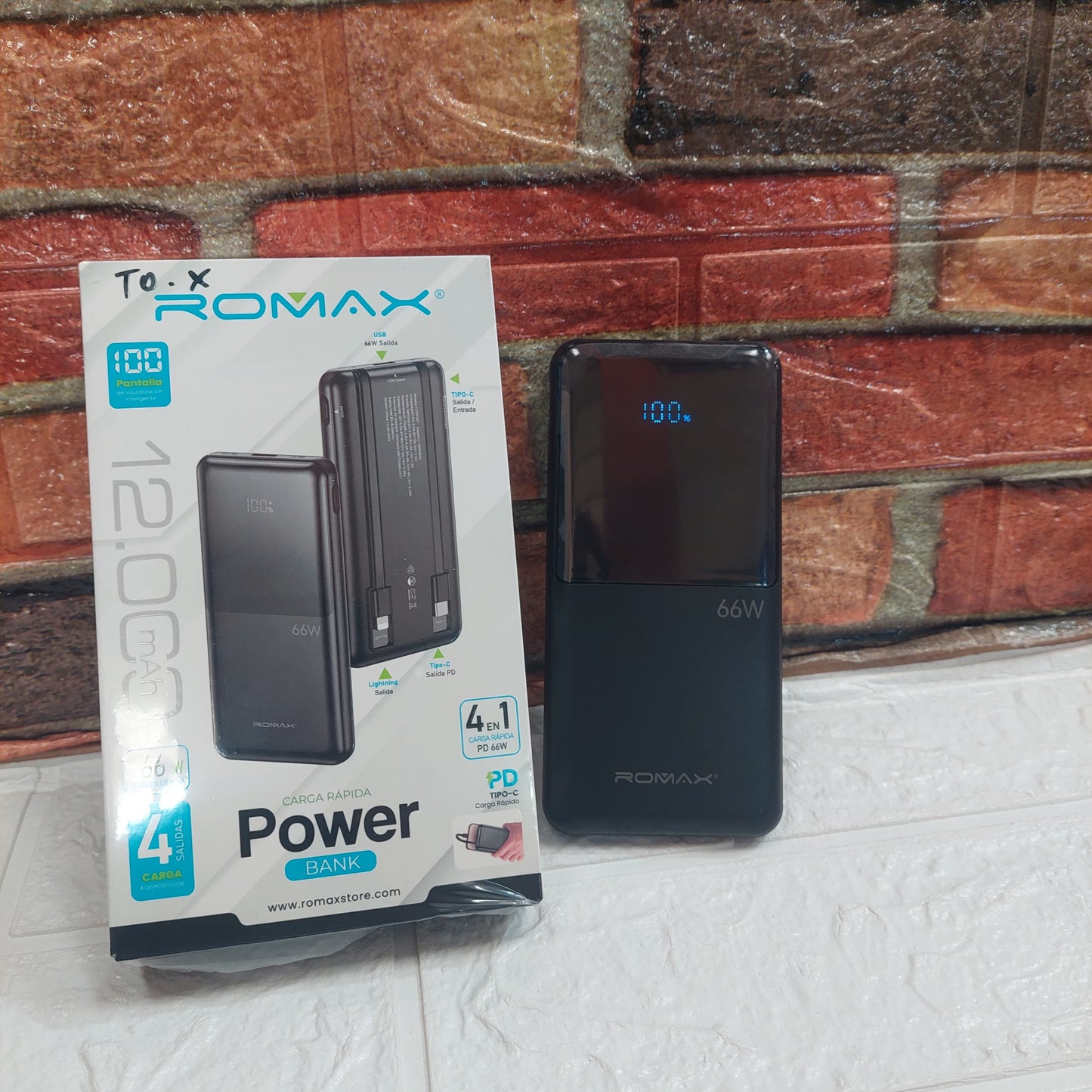 Bateria portatil 12000mah Cod:3369 Driver :01