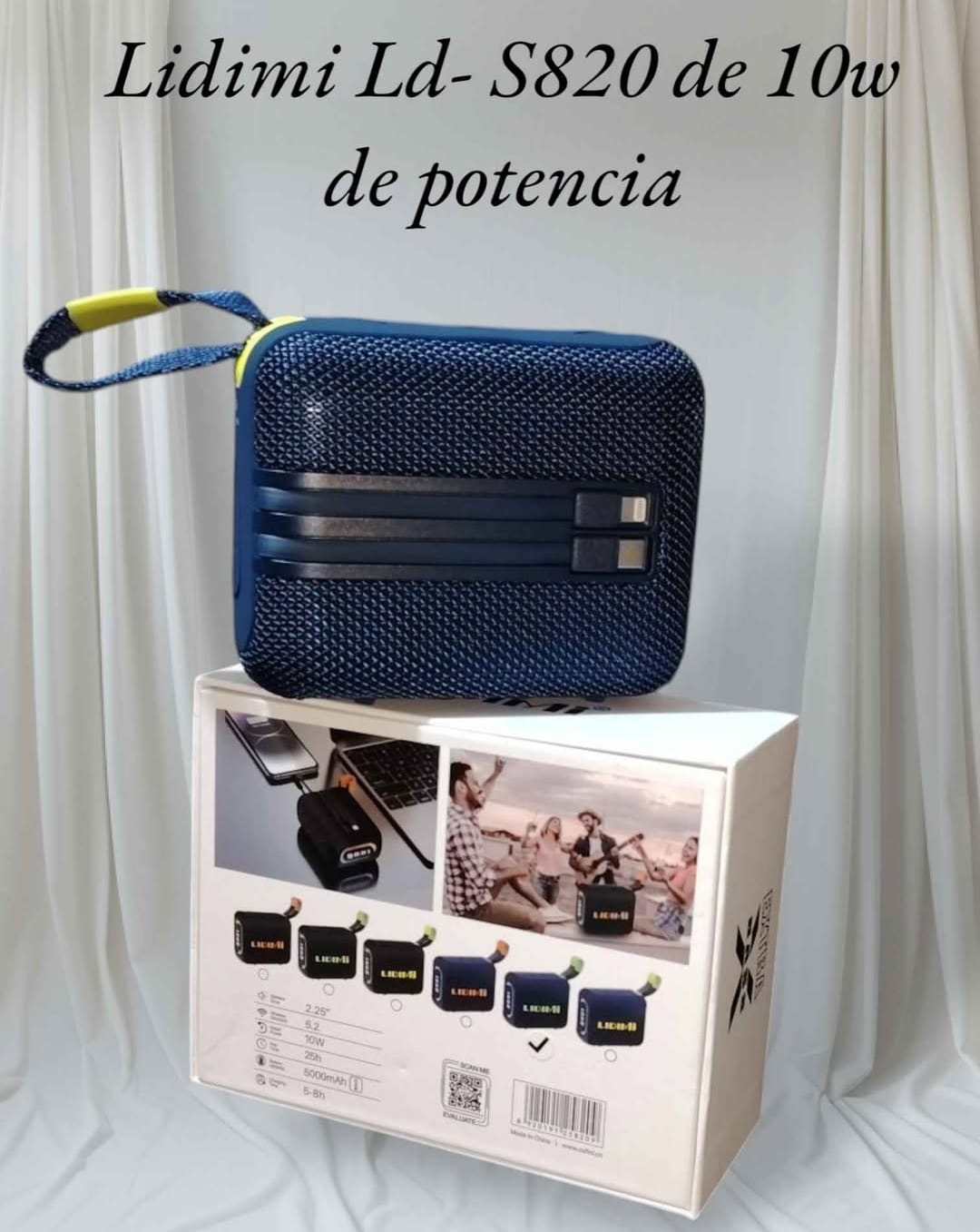 Parlante Bluetooth LIDIMI Cod:3189 COD:02