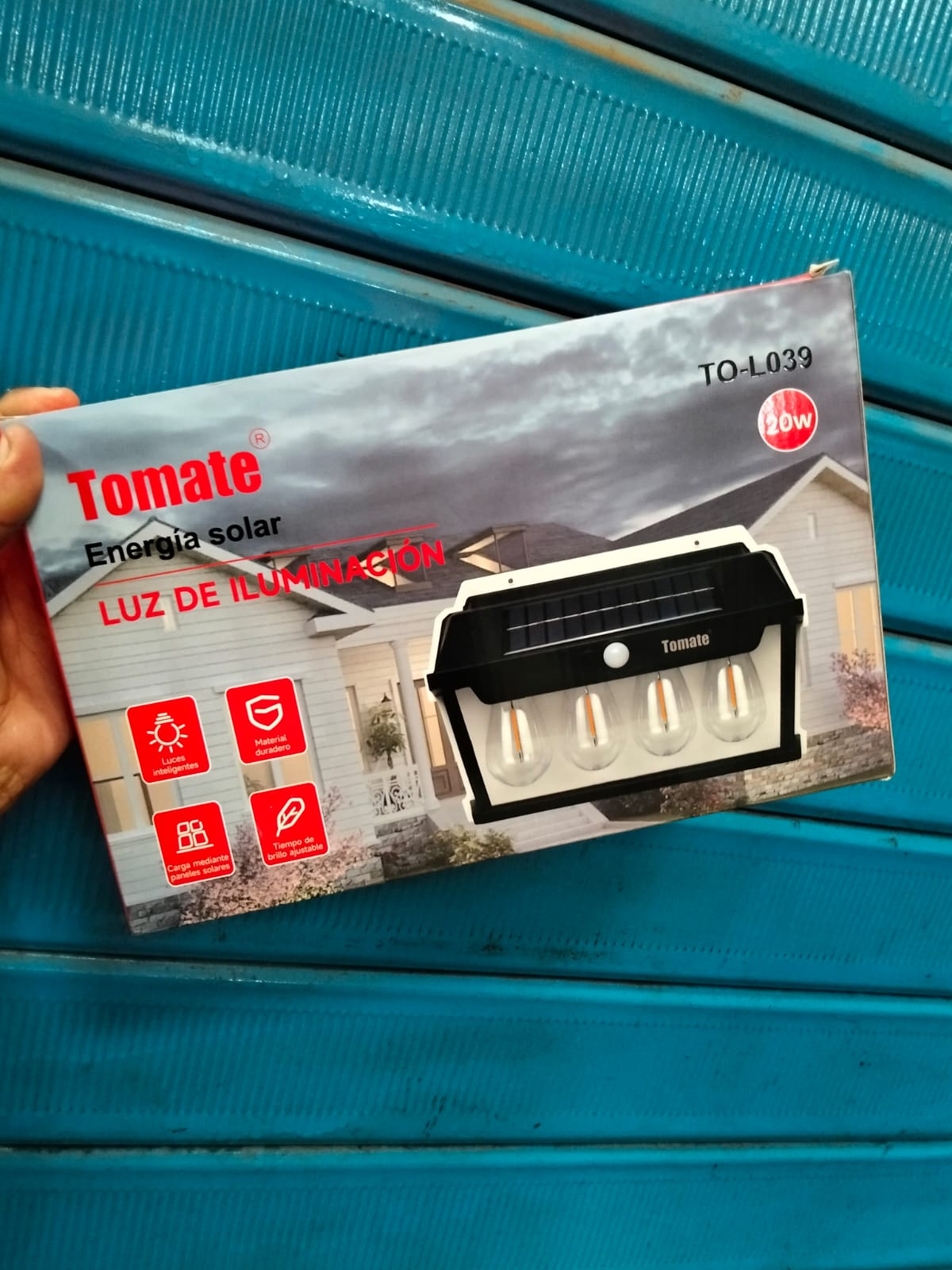 Iluminaria solar pack x 3 focos Cod:1359 driver:01