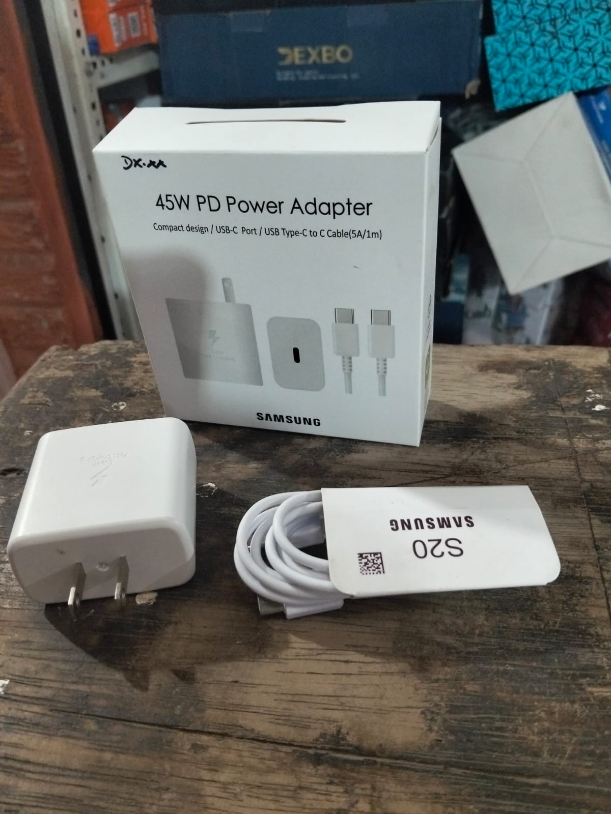 cargador Tipo  C a C 45W para celulares Samsung Cod:1598
