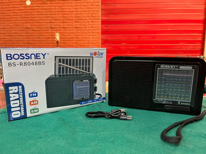 Radio FM/AM recargable  con panel Cod:1362 driver :03