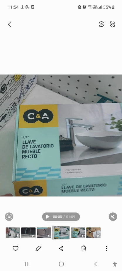 Llave para lavatorio Cod:6026 driver :04