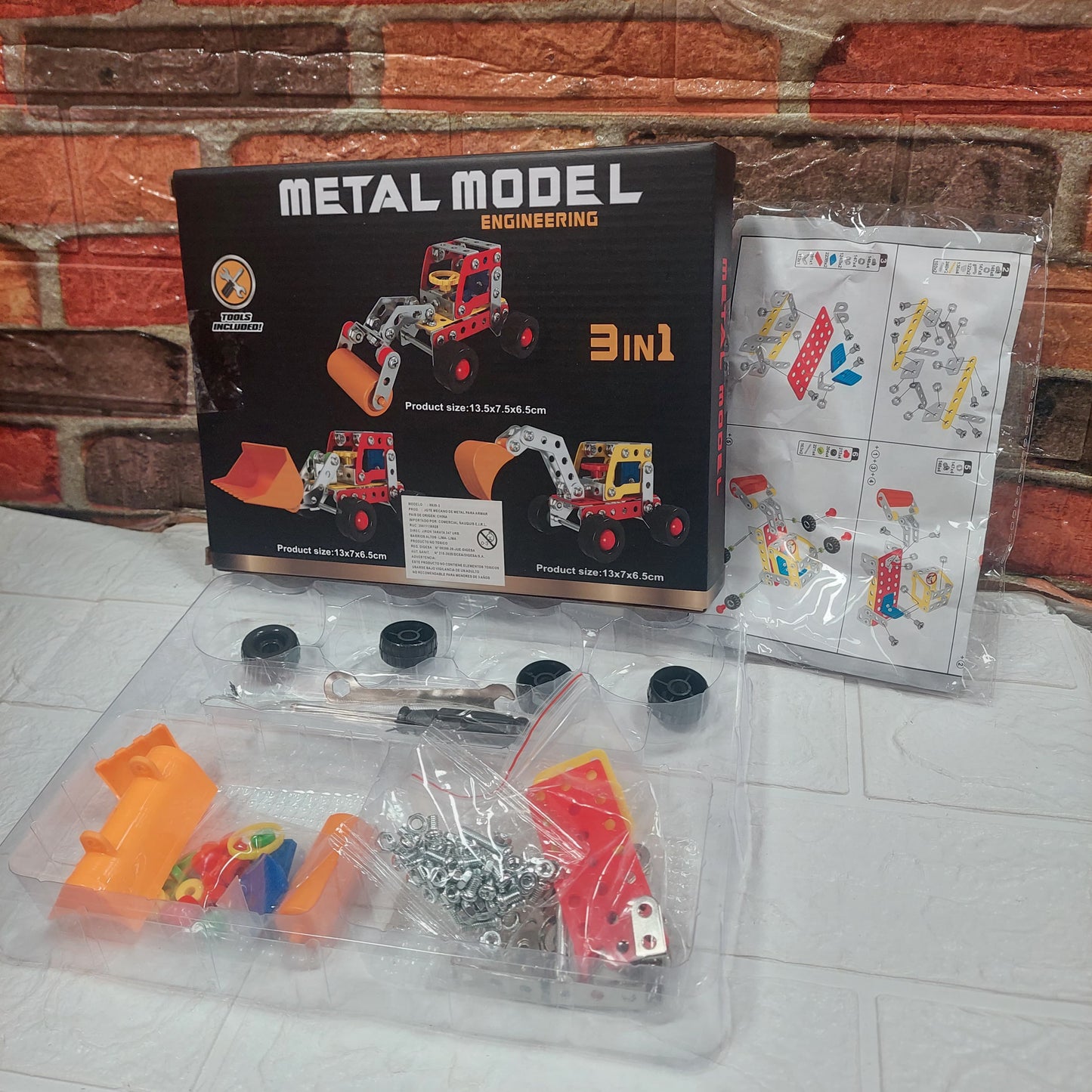 Juego de 123 piezas para armar Cod:5092 driver:03