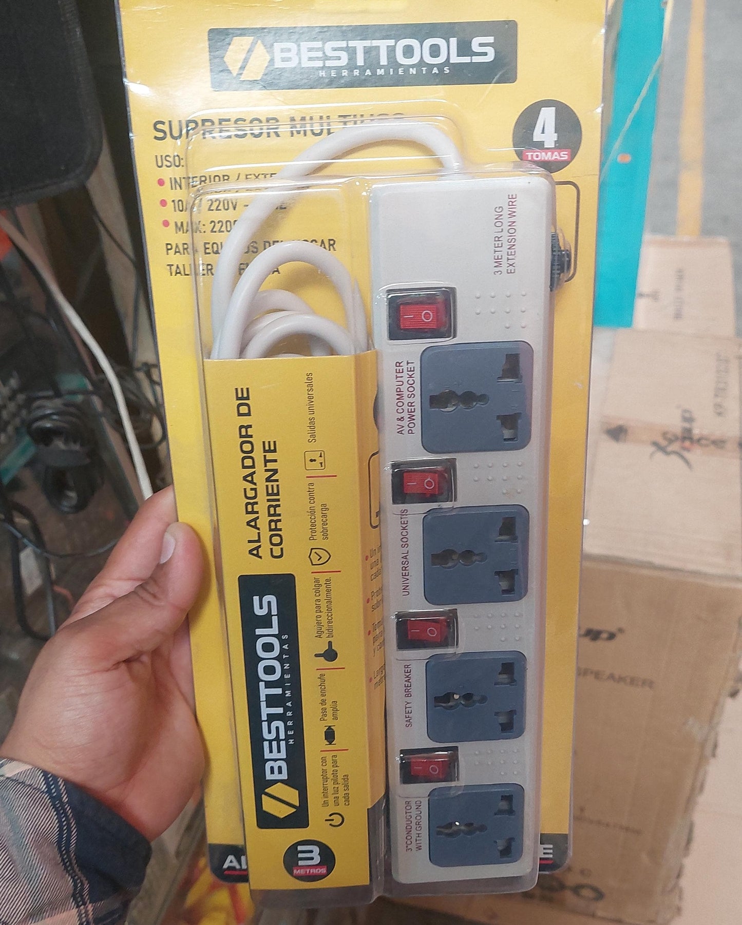 supresor de picos 4 tomas Cod: 5062 Driver :03