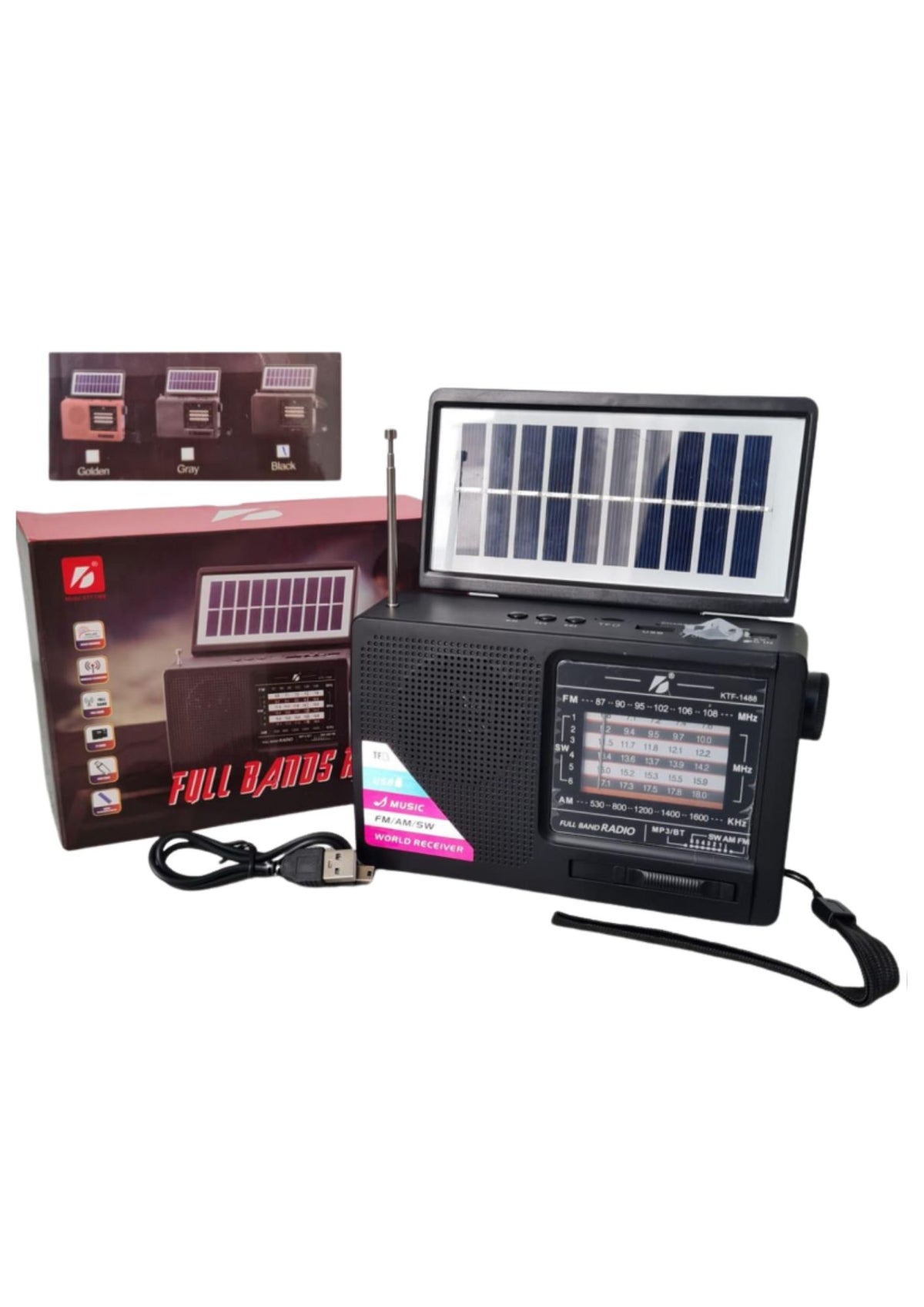 Radio FM/Am solar a pilas Cod:3073 driver :02