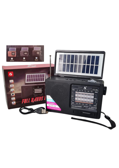 Radio FM/Am solar a pilas Cod:3073 driver :02