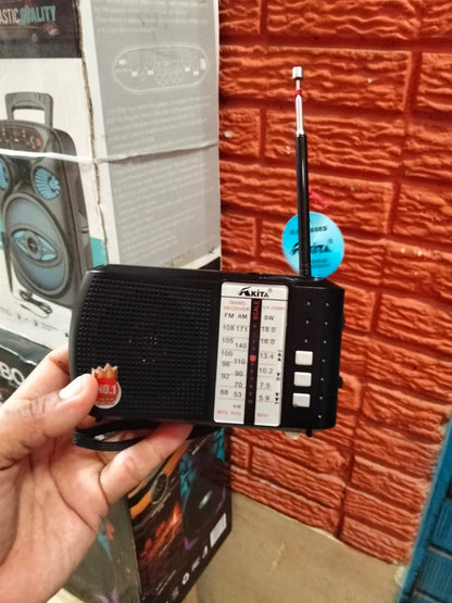 Radio Fm /Am recargable  y a Pilaa Cod:1401 driver:03