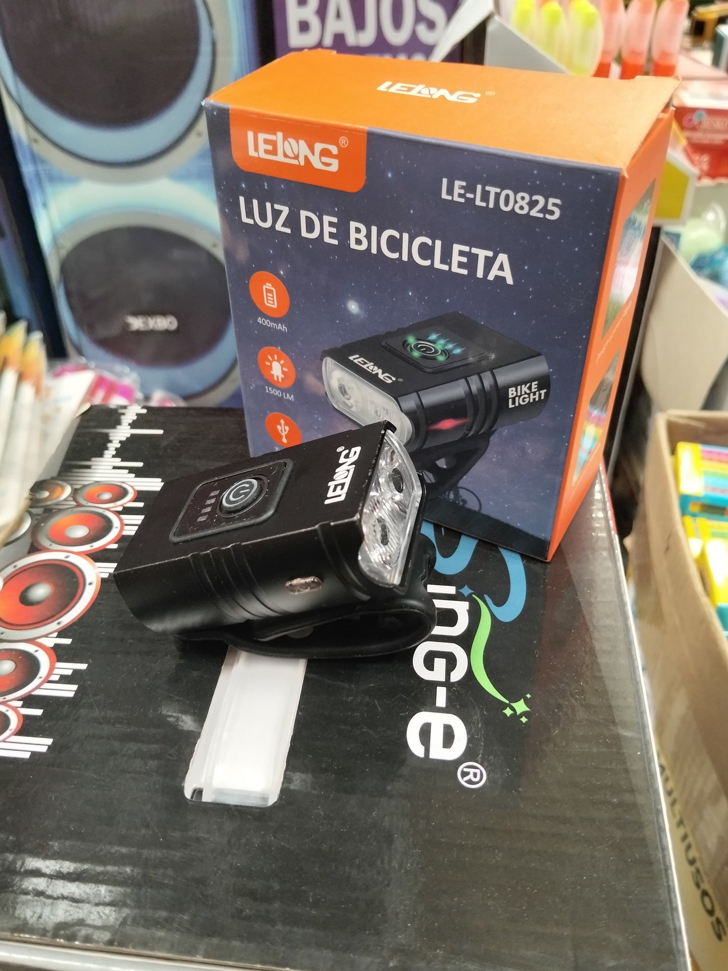 Linterna recargable para bicicleta Cod:1428 driver:01