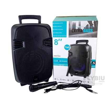Parlante Bluetooth 8" con microfono Cod:6085 driver :05