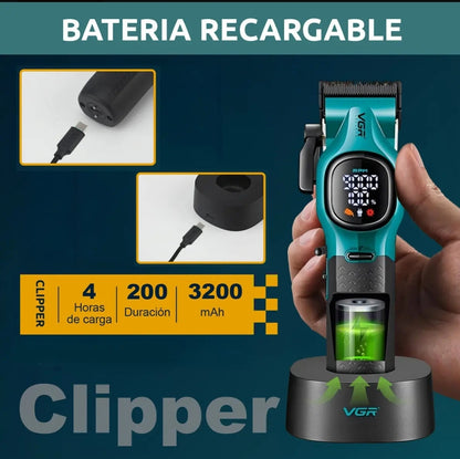 Maquina profesional de cortar  cabello Cod:1453 driver:01