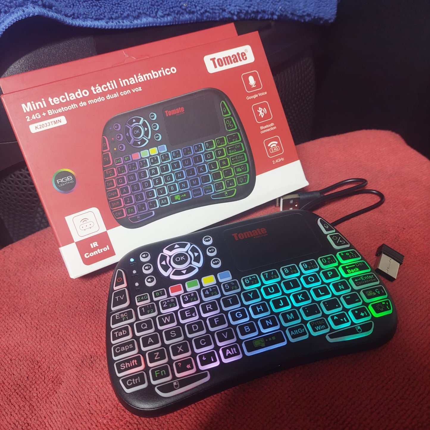 Mini teclado inalámbrico TV COD:3147 COD:02