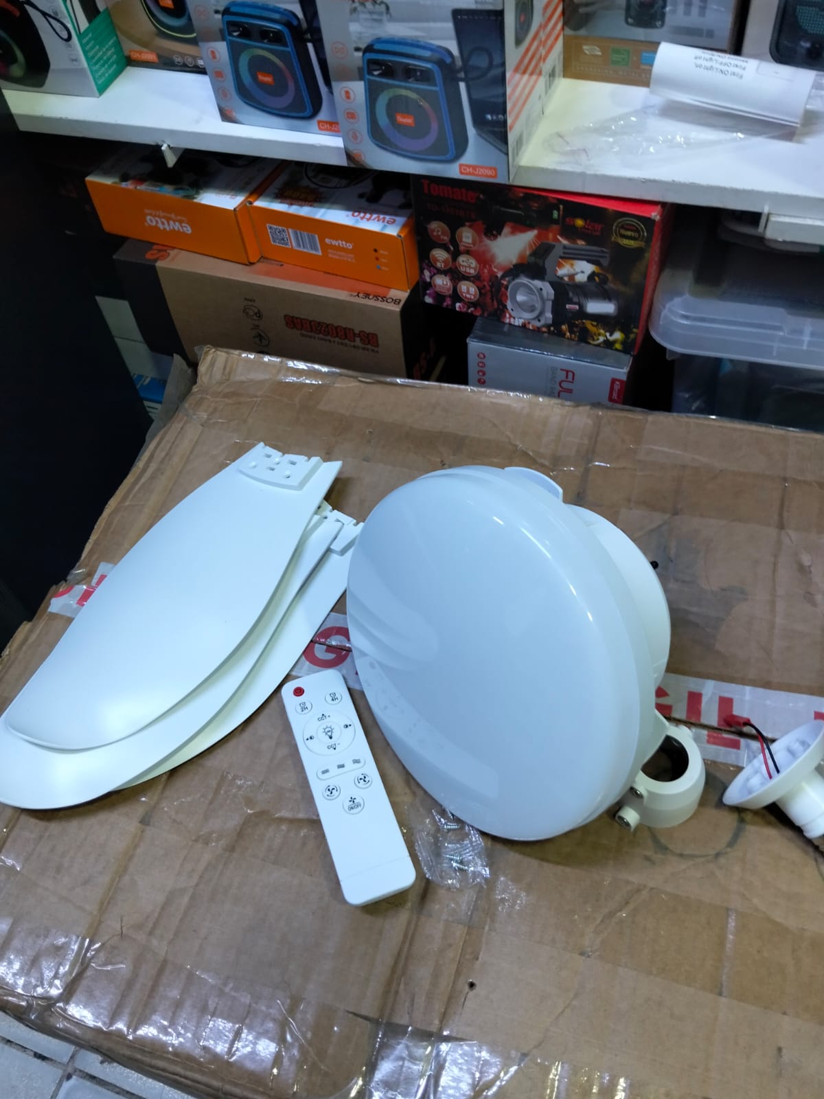 Foco ventilador 3 hélices Cod :1470 driver:02