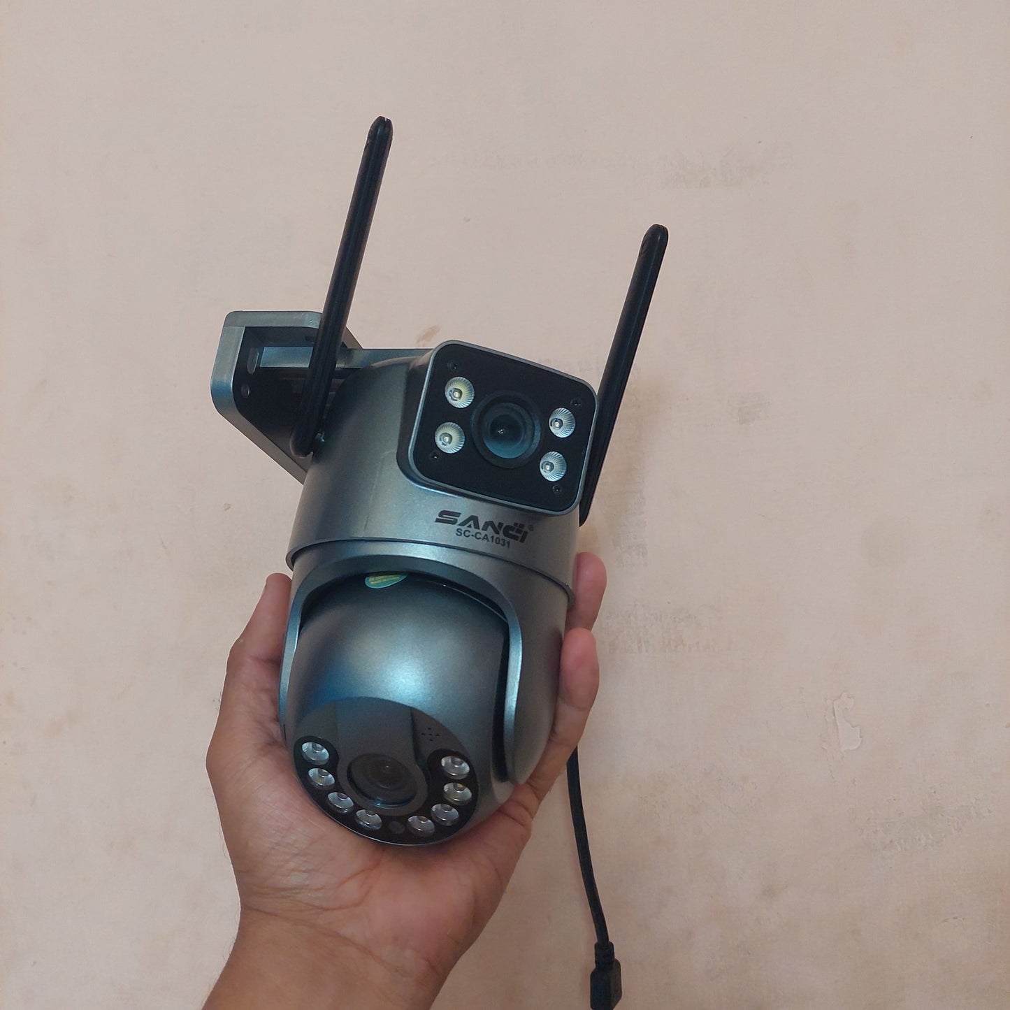 Camara de seguridad doble lente 4K Cod:1451 driver:03