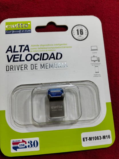 memoria Usb 16 GB Cod:1448 driver :03