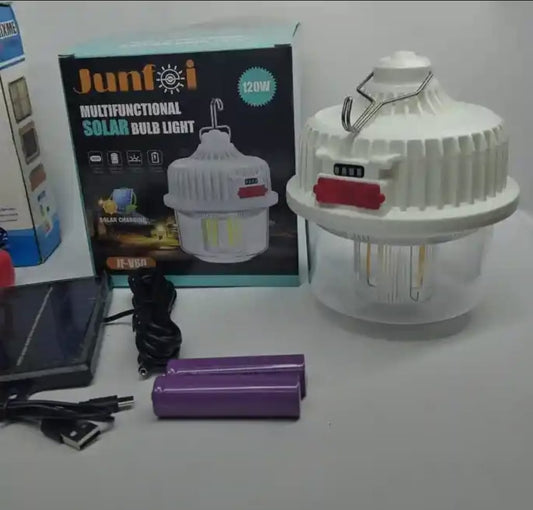 Foco recargable 120W con panel  solar Cod:5036 Driver :01;02